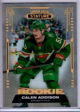 2021-22 Upper Deck Stature Calen Addison Rookie Card # 113