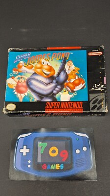 Super James Pond (Super Nintendo Entertainment System, 1993) SNES IN BOX BOXED