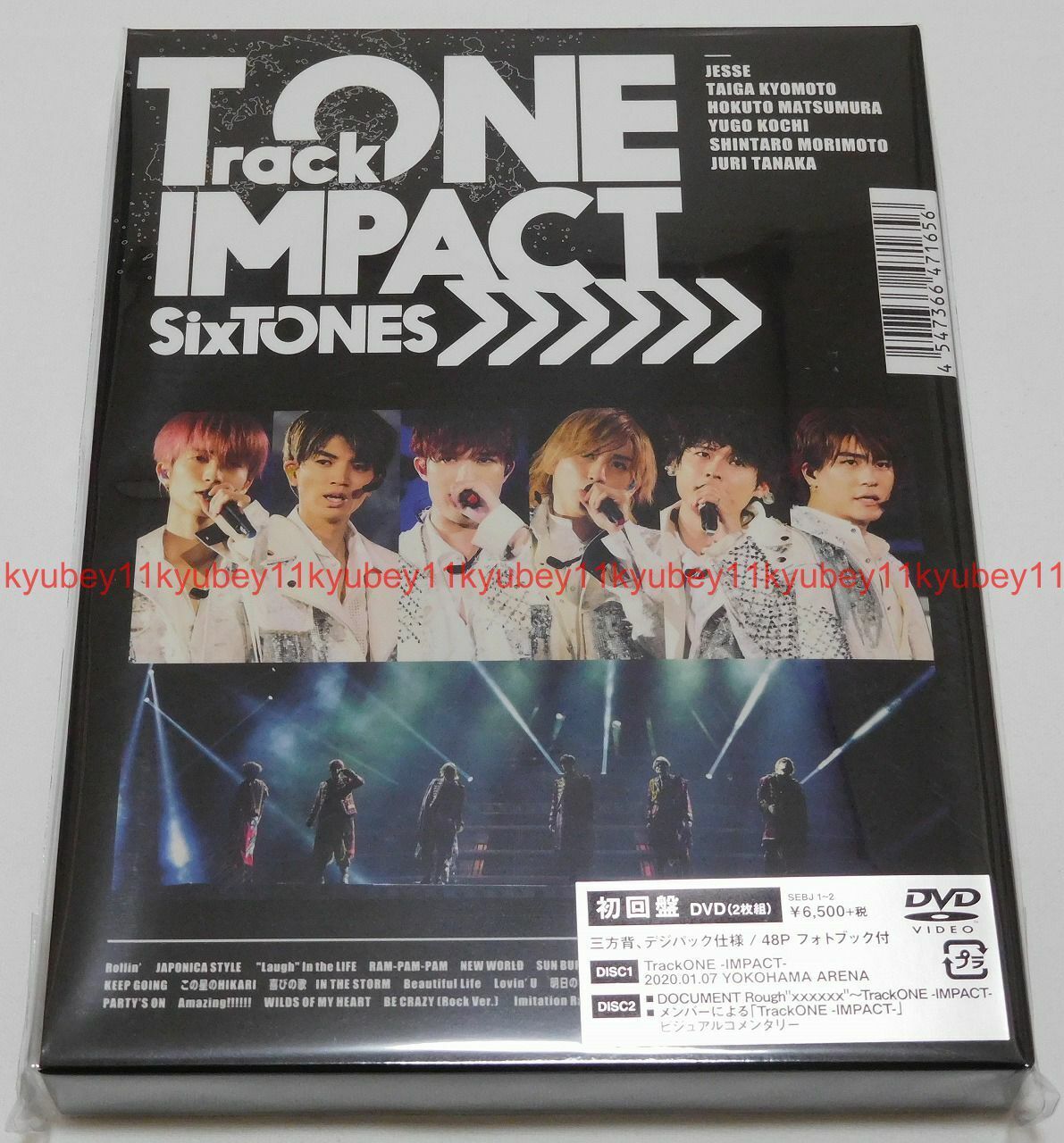 New SixTONES TrackONE IMPACT First Limited Edition 2 DVD Photobook