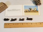 4 METAL LOCOMOTIVE MODELS and (unrelated) BOOKLET showing wood locomotive models — photo 10