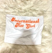 White Tube Top Size:M fit S