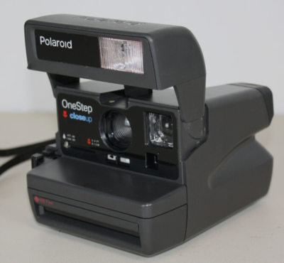 Polaroid One Step Close Up 600 Instant Film Camera with Leather