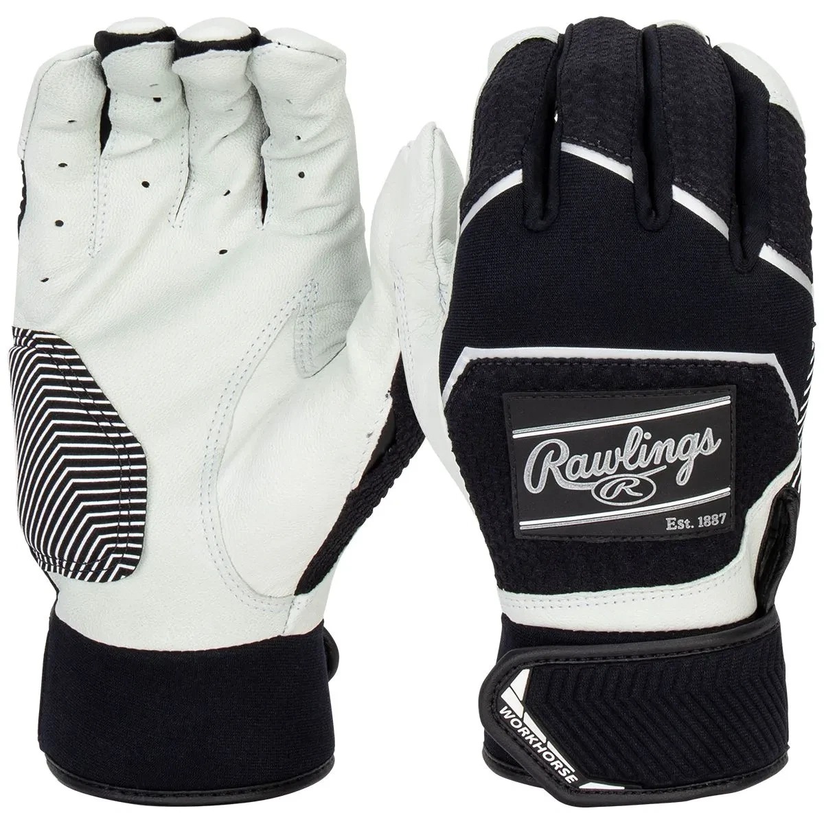 Gants De Frappe Rawlings Storm FP2SBG - Taille Adult Small - Blanc - Neuf