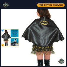 DC Superheroes Batgirl Costume Outerwear for Women - One Size, Superhero Outfit