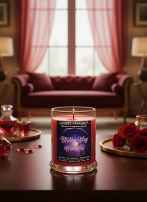 Highly Scented Soy Wax Candle by MilkyWay Candles - LUXURY BACCARAT