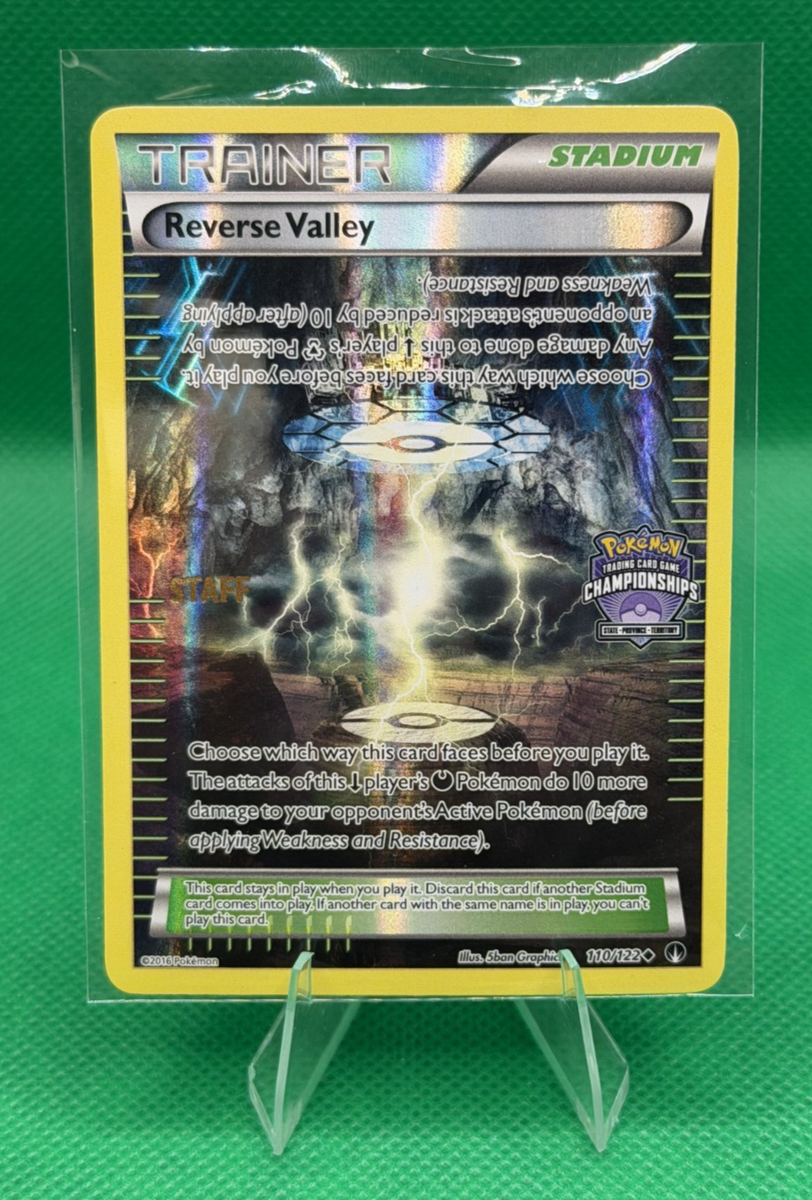 Pokémon TCG STAFF STAMPED Reverse Valley 110/122 Regional