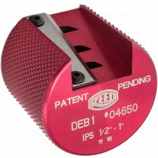 Reed Tool Plastic Pipe Deburring Tool 1/2", 3/4" and 1"