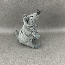 Ikea Gosig Mus Mouse Grigio Mini Peluche Giocattolo 5 1/2" Occhi Cuciti