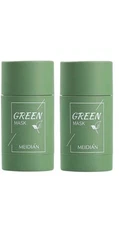 2 pack Green Tea Face Mask Stick Blackhead Remover with Green Tea Extract