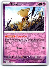 Abra 080/167 Common Twilight Masquerade Pokemon Reverse Holo Near Mint