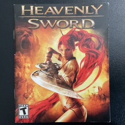 Heavenly Sword PS3 PlayStation 3 Instruction Manual Only