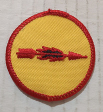 Blazing Arrow Patrol Yellow Red Patch Badge BSA Boy Scouts Of America