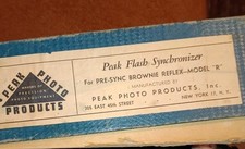 1950s Kodak Flash Holder Model R w/ Standard Bracket w/ Box Instructions BULBS