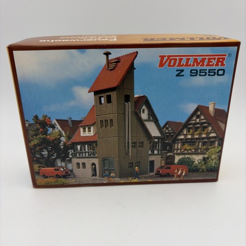 Vollmer 9550 Estación de Bomberos Feuerwache Escala Z 1:220 Kit Completo Sin Construir Alemania | Condition: New