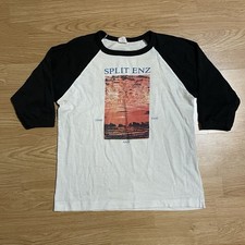 Vintage 1982 Split Enz Shirt Band Tee Rock Music Time And Tide World Tour M