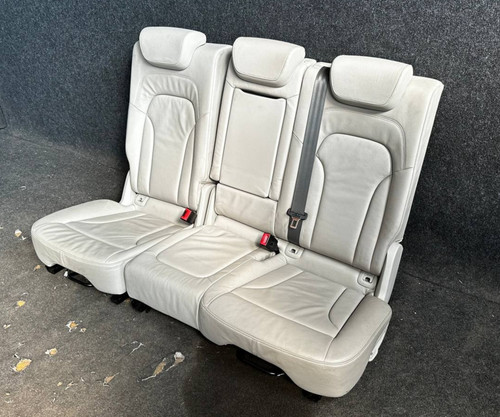 LEDER Rücksitzbank links Audi Q5 8R Rückbank Sitz Ausstattung Beige