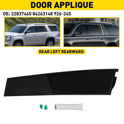 #ad Door Pillar Window Trims Applique for Chevy Tahoe GMC Yukon Cadillac 2015 2018 $30.39