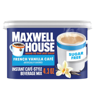 Maxwell House International Sugar-Free French Vanilla Café-Style Instant Coffee