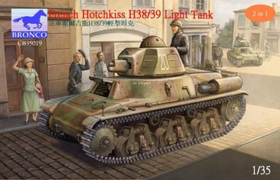 Bronco Models 1/35 French Hotchkiss H38/39 Light Tank