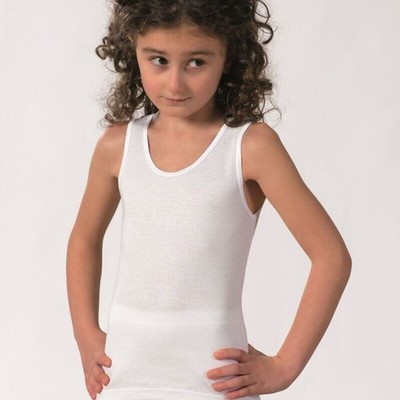 Brio wide shoulder tank top girl size 2 - 8 years cotton Art. Cilly