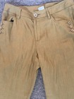 Cabi Charlie Trouser Green Linen Blend sz 8 70s Groovy Festival Hippie Gypsy  — photo 4