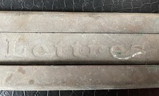 Plaque À Lettres Laiton Ancienne Fente Boîte À Lettres Vintage Rétro