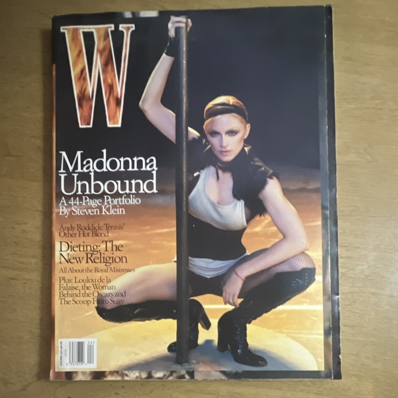 W Magazine May 2003 Madonna Unbound Illustrated Cover by Steven Klein