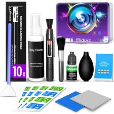Updated Camera Lens Cleaning Kit, Camera Sensor Cleaning Kit Full Frame 10x