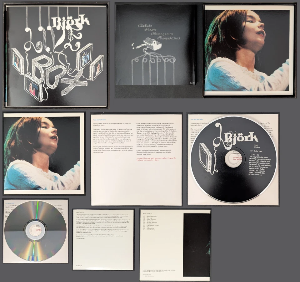 Bjork Live Box Livebox 2003 4 CD 1 DVD Set Debut Post Homogenic Vespertine Bonus Foto 3 de 4
