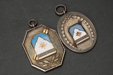 SA Ski Abteilung Alpenverein M&uuml;nchen 2x Medaille Silber 1923 1927