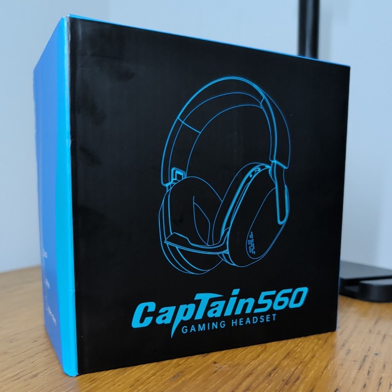 CapTain 560 Wireless Gaming Headset Over Ear Bluetooth Headphones