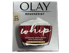 Olay Regenerist Whip SPF 25 Hydrating Face Moisturizer Anti Aging 1.7 oz Cream