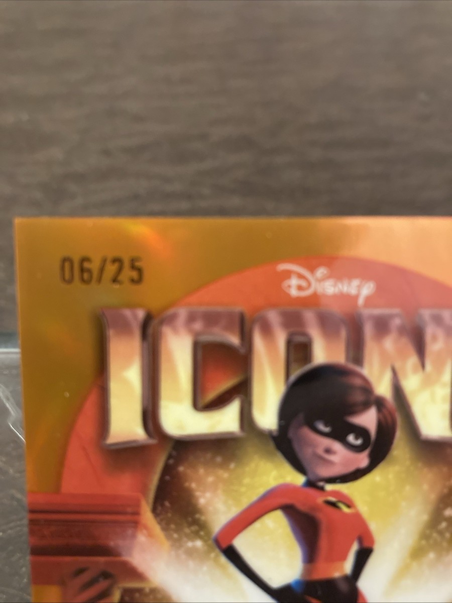 2025 Topps Chrome Disney Icons Elastigirl #DI-7 Orange Refractor