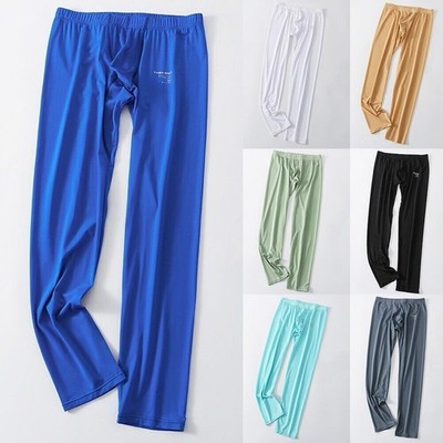 Seidige ultradünne schnelltrocknende IceSilk Leggings für Herren ohne Unterwä