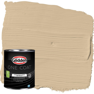 Glidden Interior Paint Premiumr Beige/Pony Tail One Coat Flat 1-Quart
