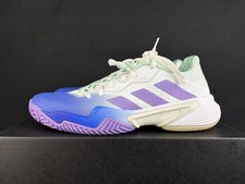 Adidas Barricade Tennis Pickleball Shoes Purple Blue White Womens Size 8.5
