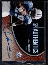 2007 SP Authentic Chris Henry #SPAA-CH Auto