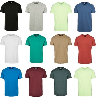 Herren Basic T-Shirt Urban Classics Shirts Gr. S - 5XL auch in Übergröße TB2684