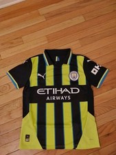 Manchester City FC Puma Youth Soccer Jersey Size L