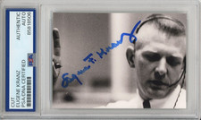 NASA FLIGHT DIRECTOR EUGENE KRANZ SIGNED SPACE PHOTOGRAPH PSA DNA COA AUTOGRAPH