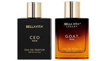 BellaVita Luxury Sigma Male CEO Man GOAT Man Perfume Cologne for Men 2x100ml