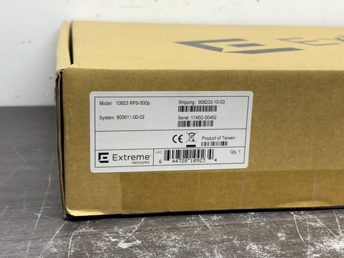 Extreme Networks 10923 RPS-500P Redundant Power Supply - A339 - Picture 7 of 7
