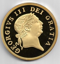 George III, 1813 Military Guinea Paperweight - 87mm, 325g