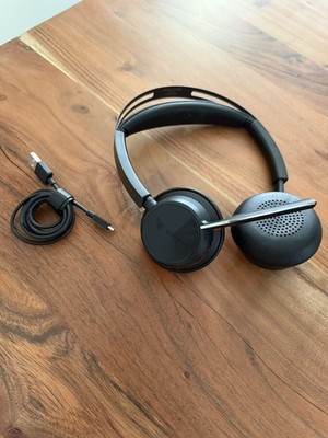 Poly Voyager Focus 2 Bluetooth Headset ANC Homeoffice   Top Zustand