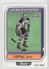 1999-00 Upper Deck Retro Generations Level 2 190/500 Eddie Shore #G4A HOF 0f2