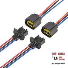9008 H13 Socket 3 PIN Male Female Wiring Socket H13LL Headlight Adapter