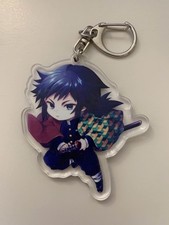 Giyu Tomioka Demon Slayer Kimetsu No Yaiba Keychain Acrylic Glitter Holo