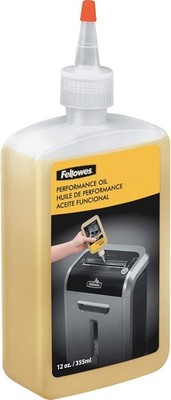Fellowes Powershred Performance Shredder Oil, 12 oz. Extended Nozzle Bottle