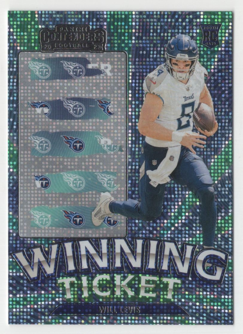 2023 Panini Contenders Winning Ticket Will Levis RC Titans #.20