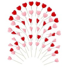 60 Pcs Valentine's Day Floral Picks Valentine Tree Decor Valentines Red,pink